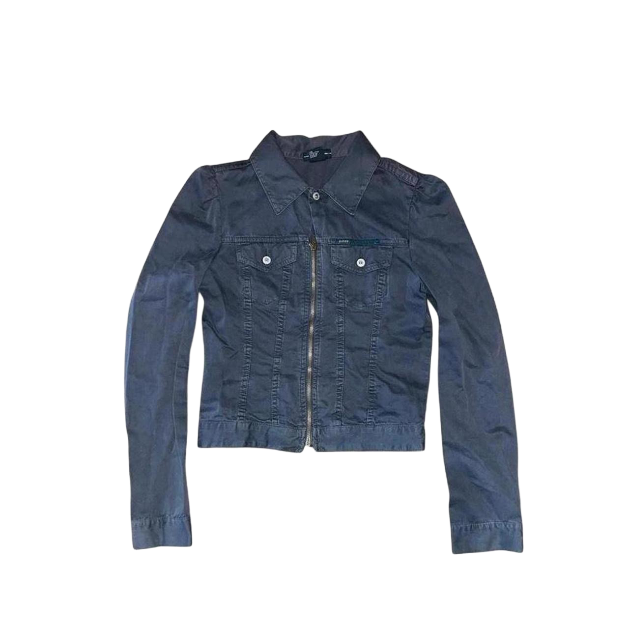 Diesel dark gray zip up jacket