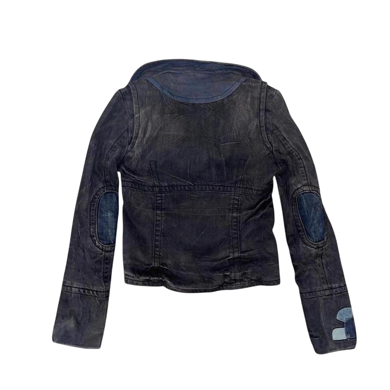 Miss Sixty dark wash denim utility jacket with stud detail