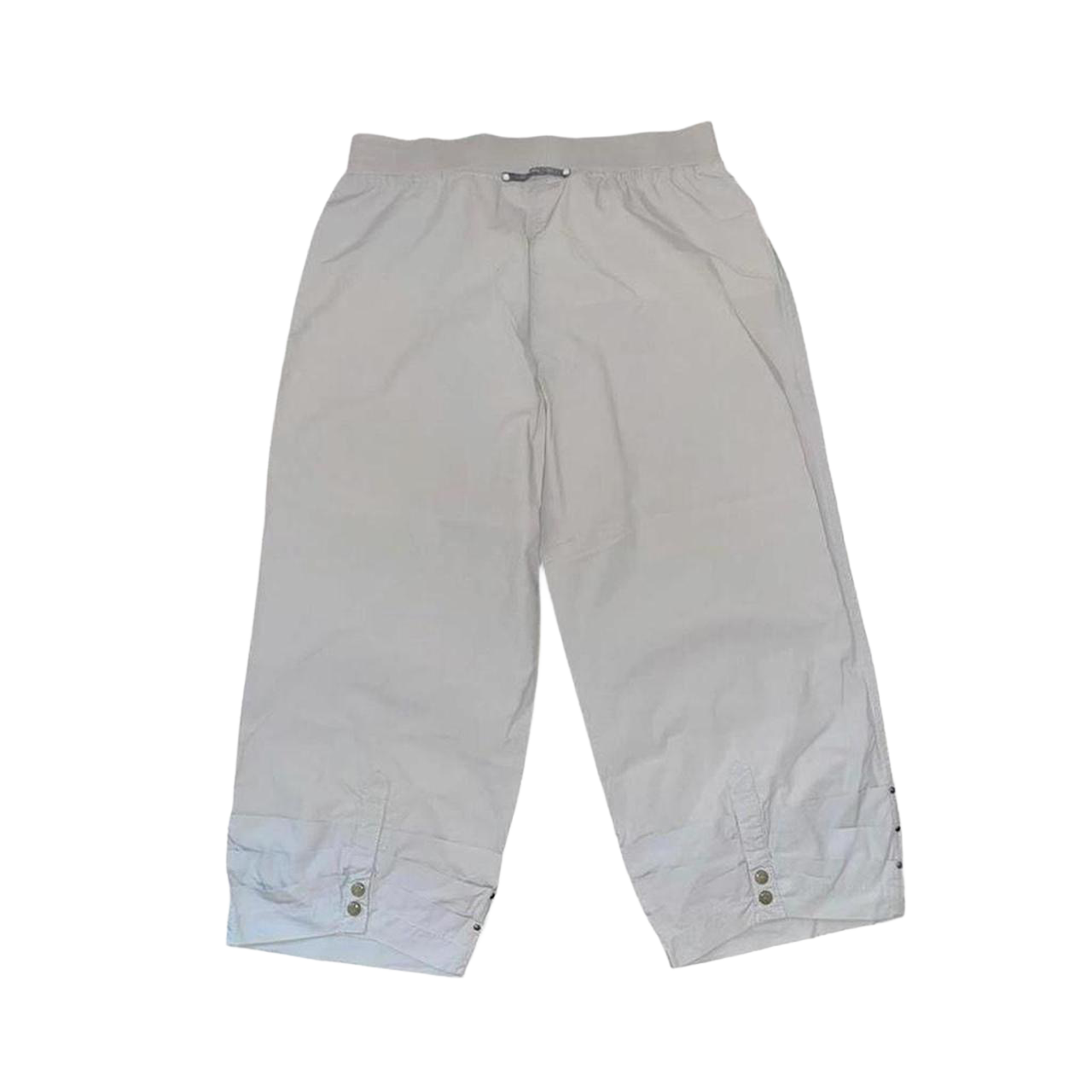 Cop. Copine light gray baggy gathered capris