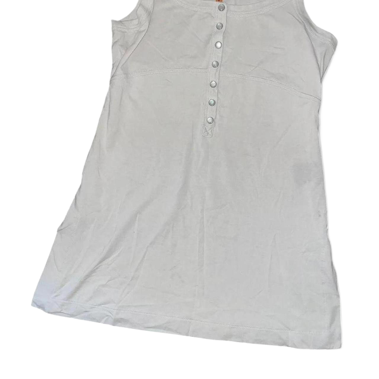 Cop. Copine light gray flutter sleeve cami