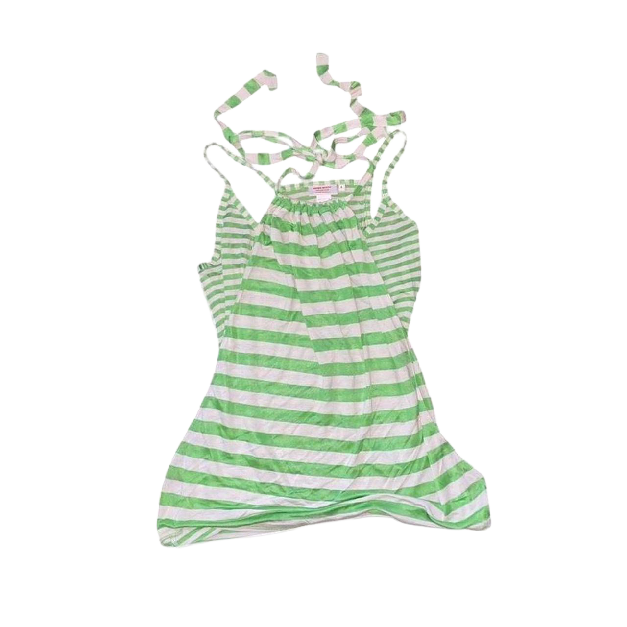 Miss Sixty green striped layered cami