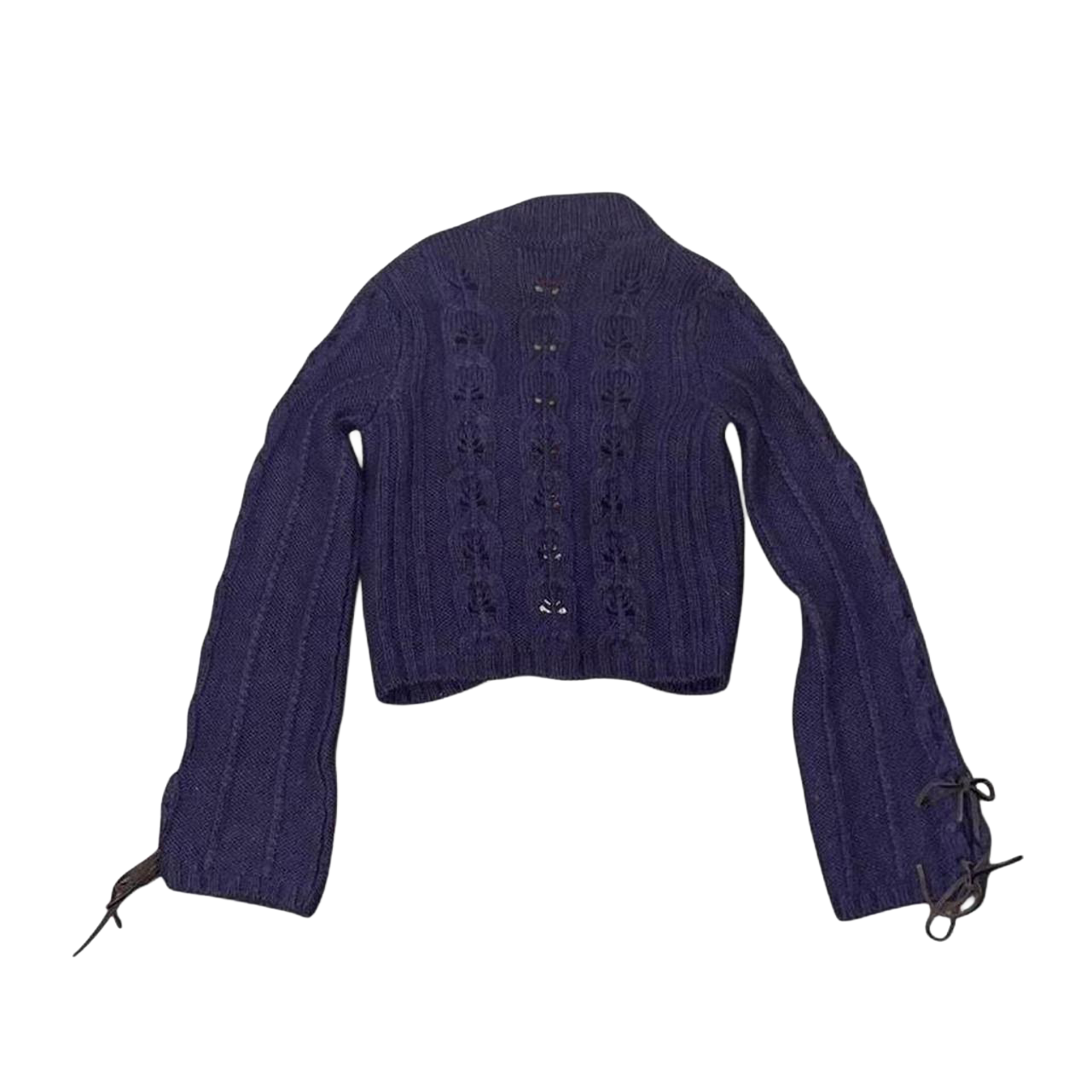 Miss Sixty dark purple knit cardigan