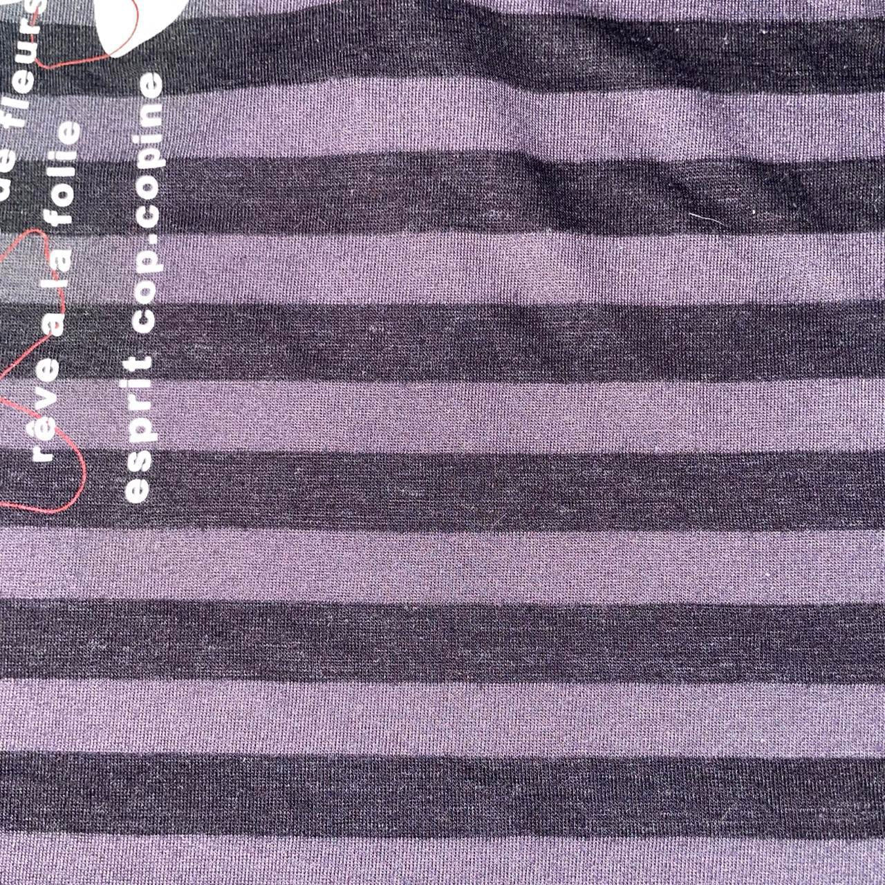Cop. Copine gray stripe graphic tank | mid-2000s