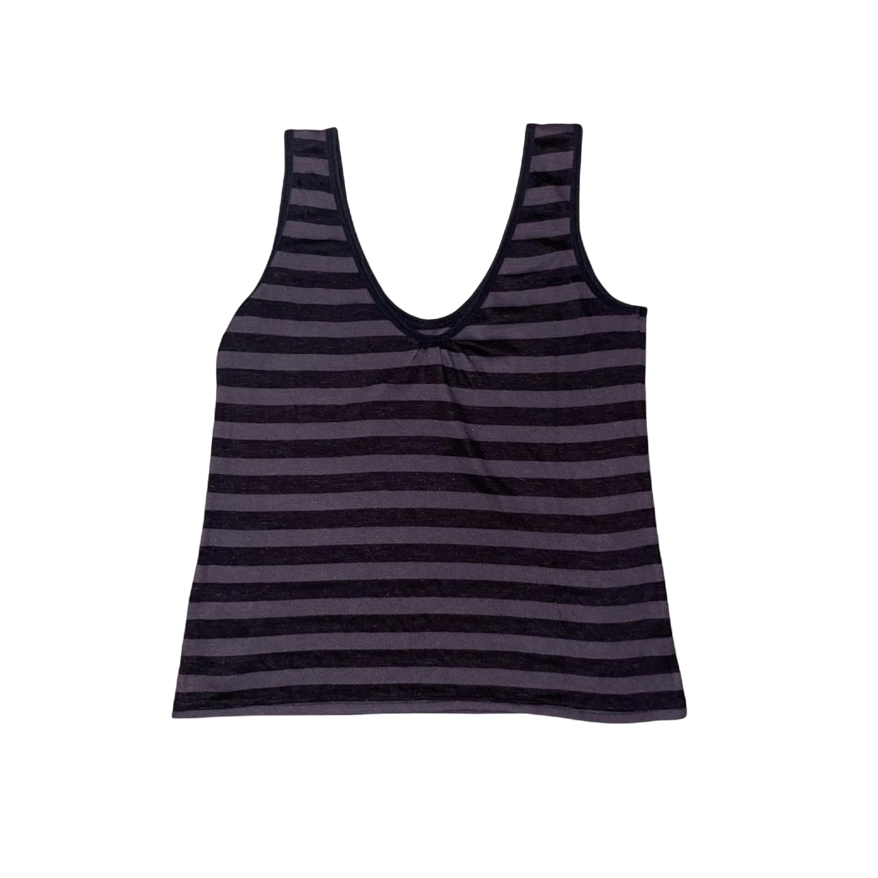 Cop. Copine gray stripe graphic tank | mid-2000s