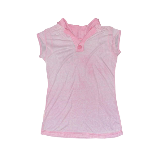 Diesel pale pink light weight graphic baby tee | mid-2000s