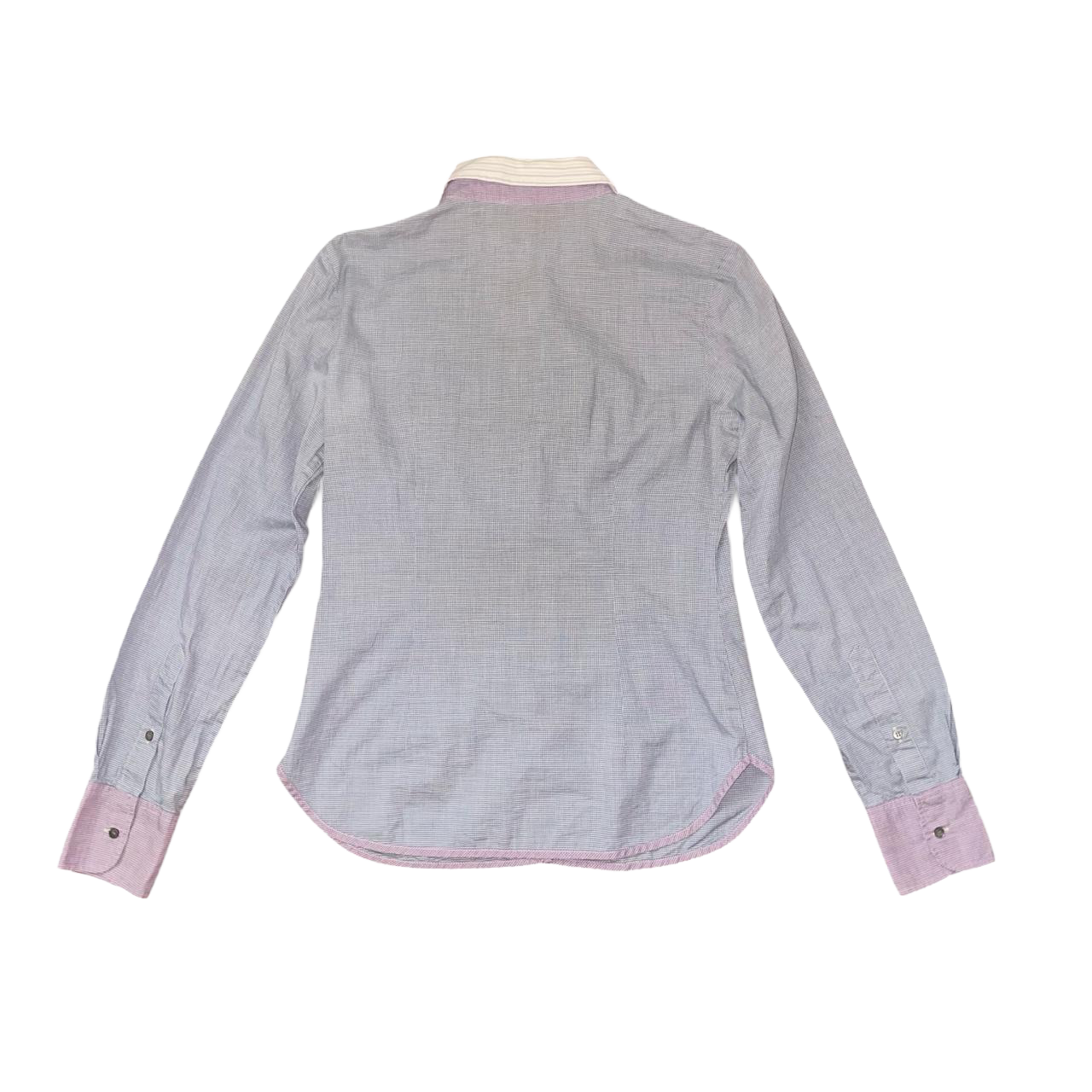 Cop. Copine muted blue button up collar shirt | late-2000s