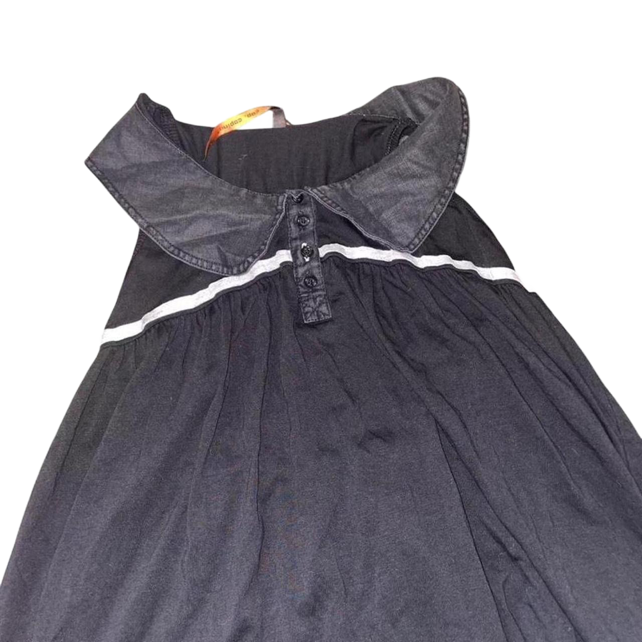 Cop. Copine black babydoll top