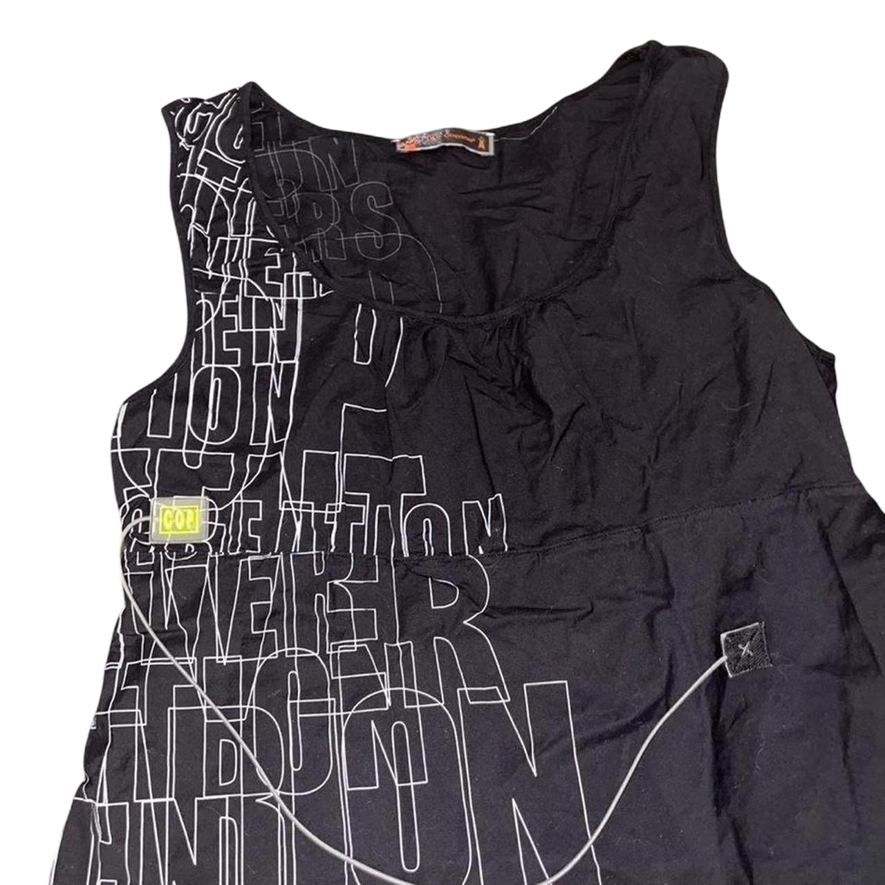 Cop. Copine black graphic top
