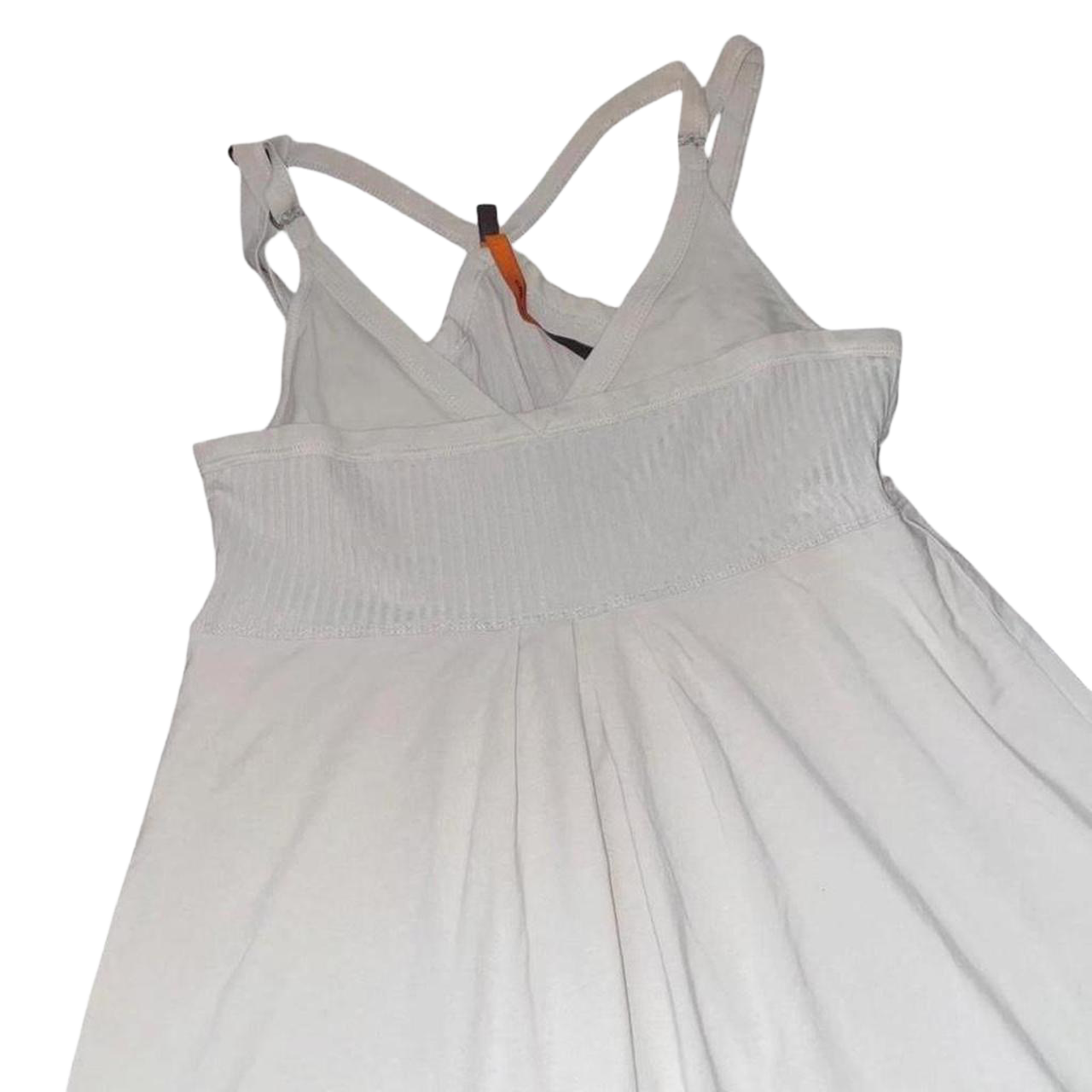 Cop. Copine light gray graphic midi dress