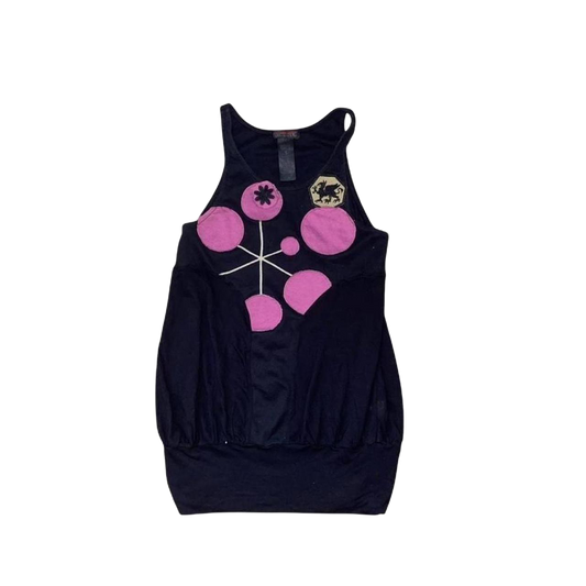 Custo Barcelona black spot graphic cami