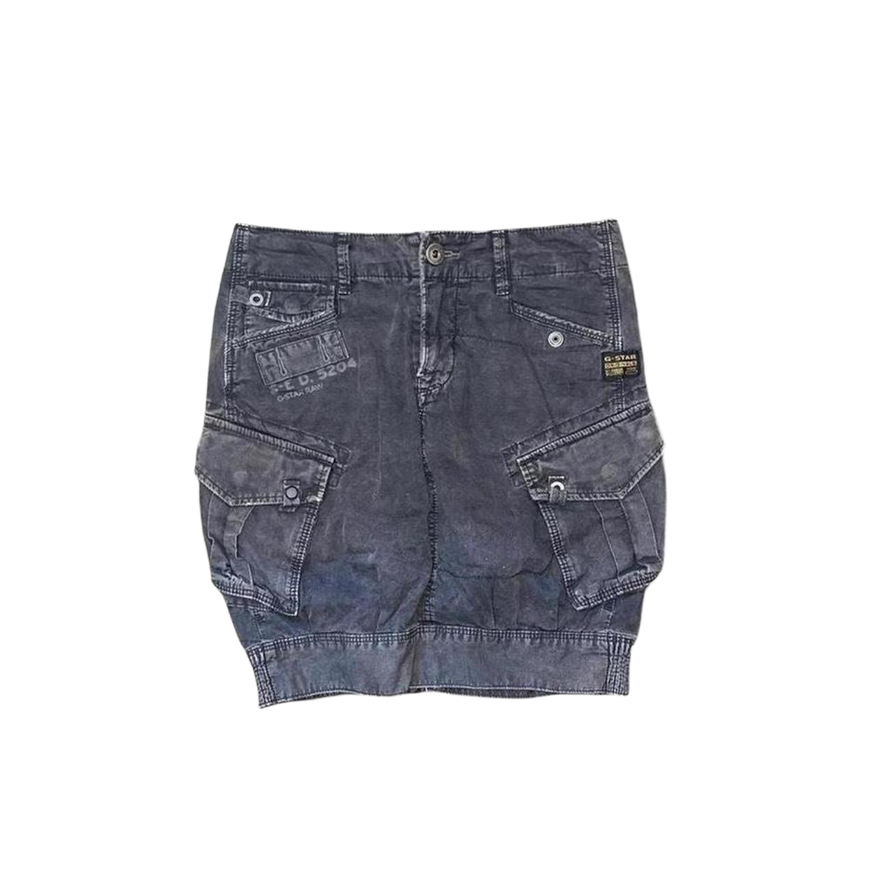 G-Star dark gray utility subversive midi skirt
