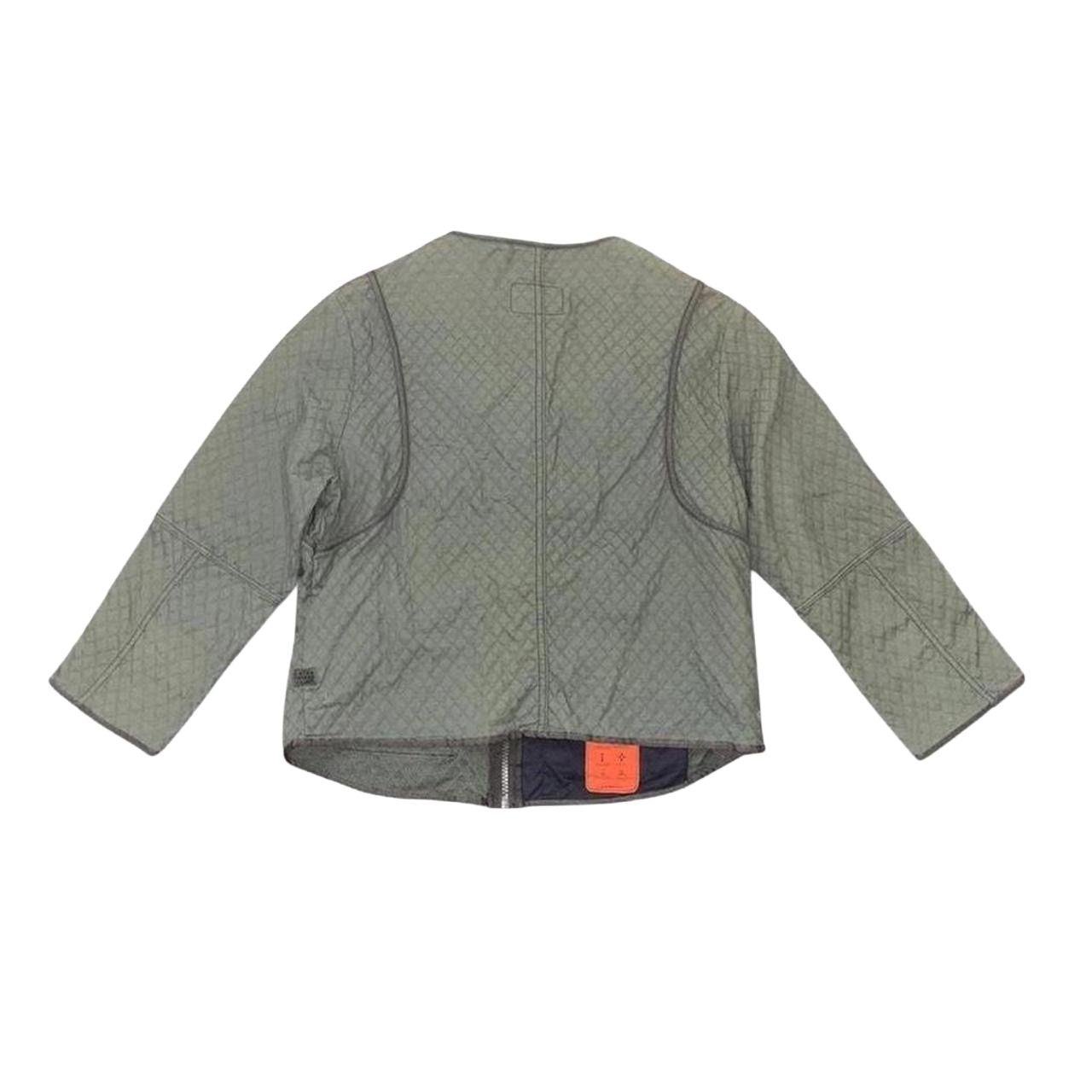G-Star army green quilted cargo jacket