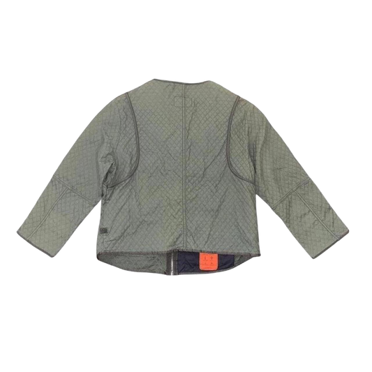 G-Star army green quilted cargo jacket