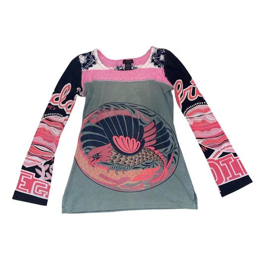 Custo Barcelona multicolor frida graphic long sleeve | mid-2000s