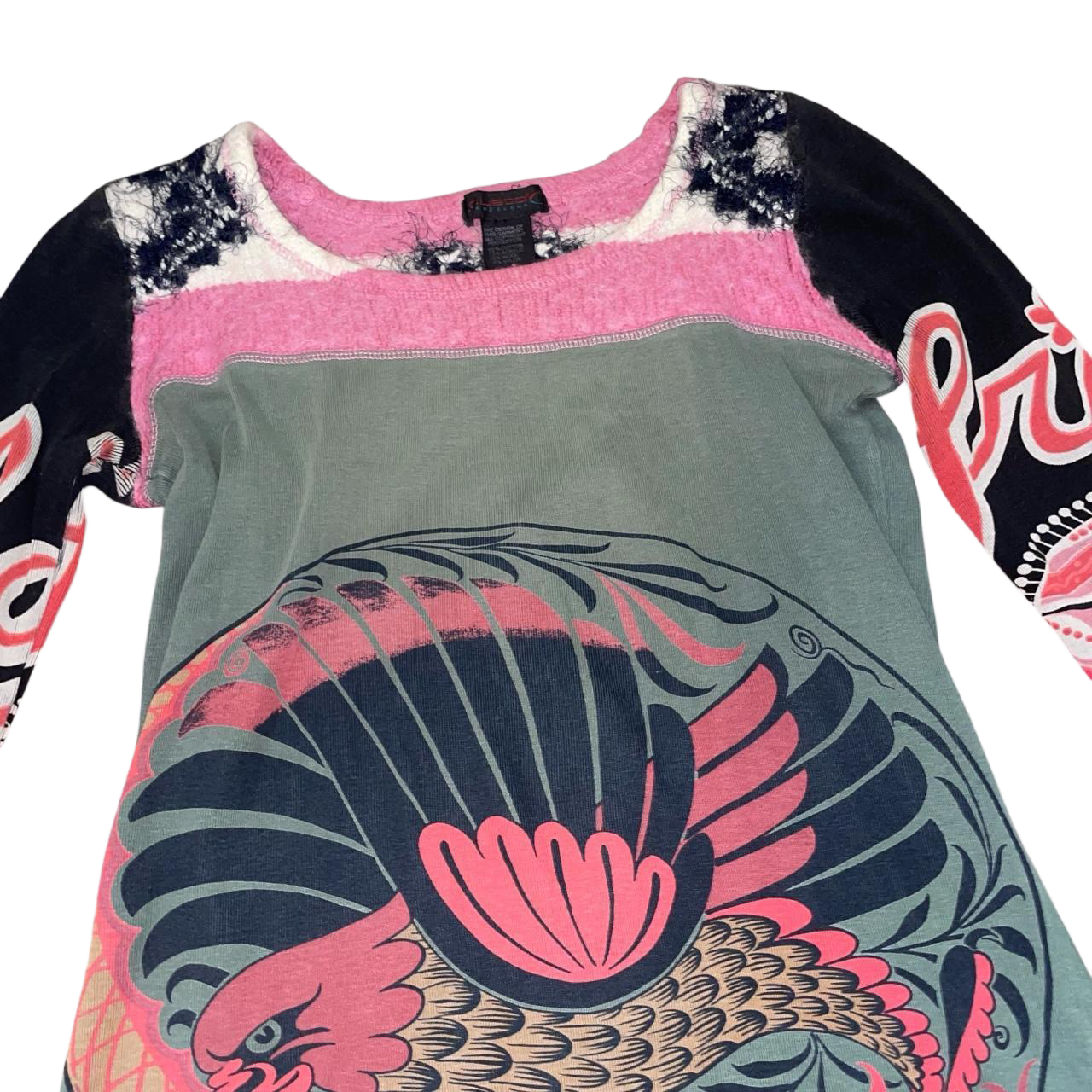 Custo Barcelona multicolor frida graphic long sleeve | mid-2000s