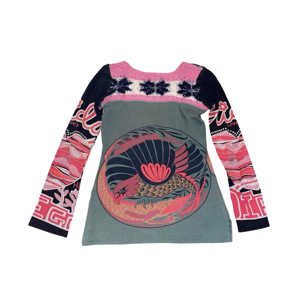 Custo Barcelona multicolor frida graphic long sleeve | mid-2000s