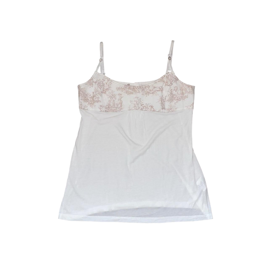 Cop. Copine cream toile print cami | early-2000s