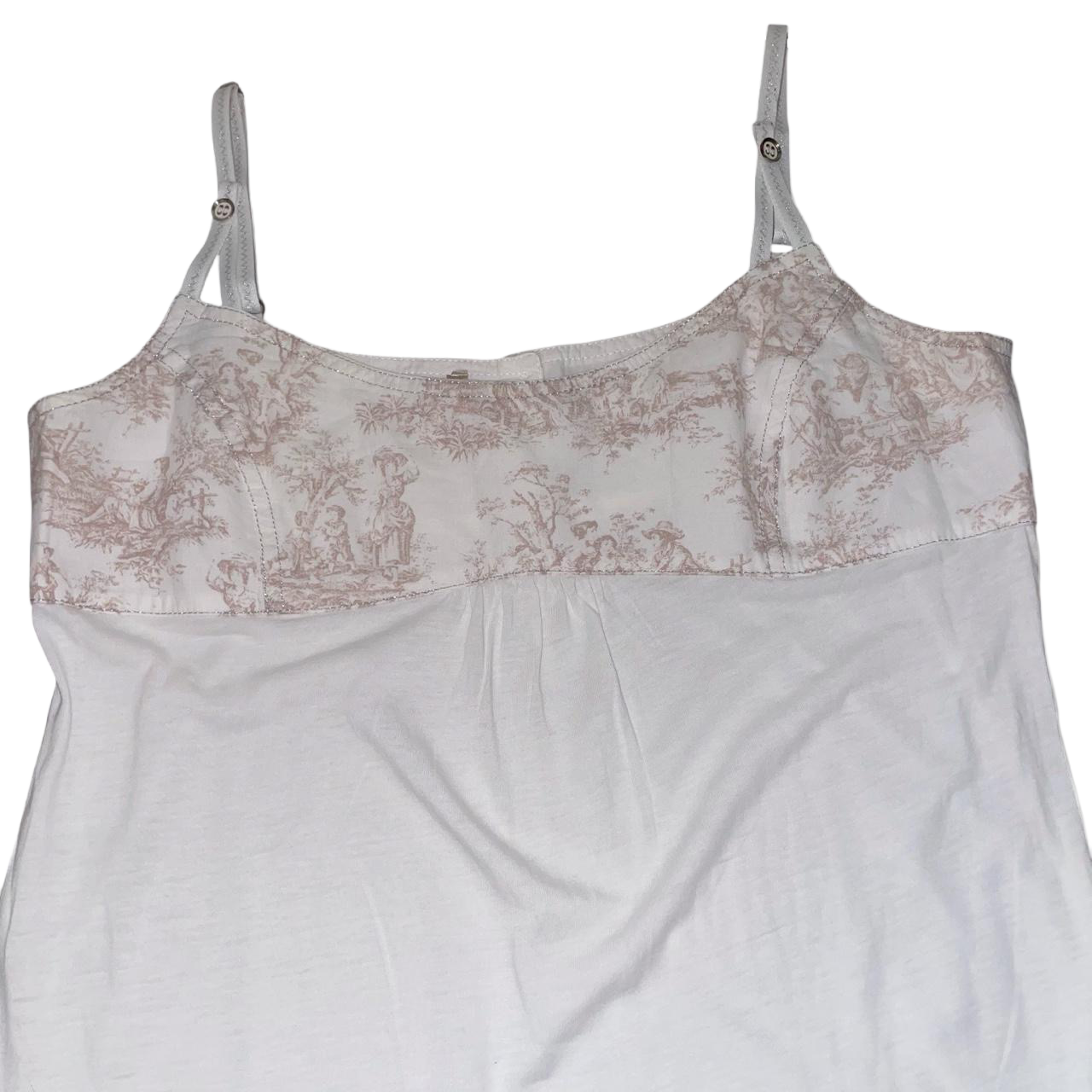 Cop. Copine cream toile print cami | early-2000s