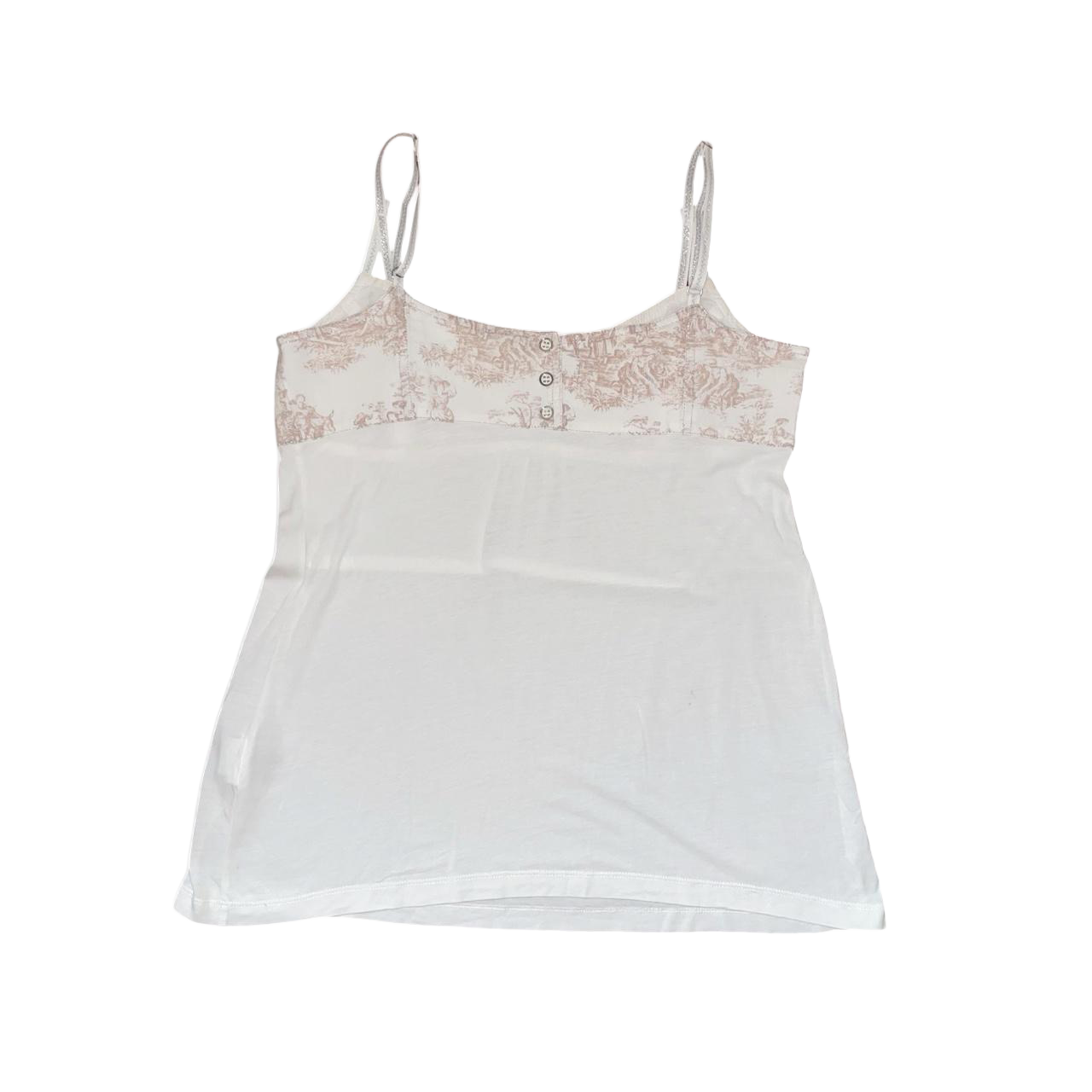 Cop. Copine cream toile print cami | early-2000s