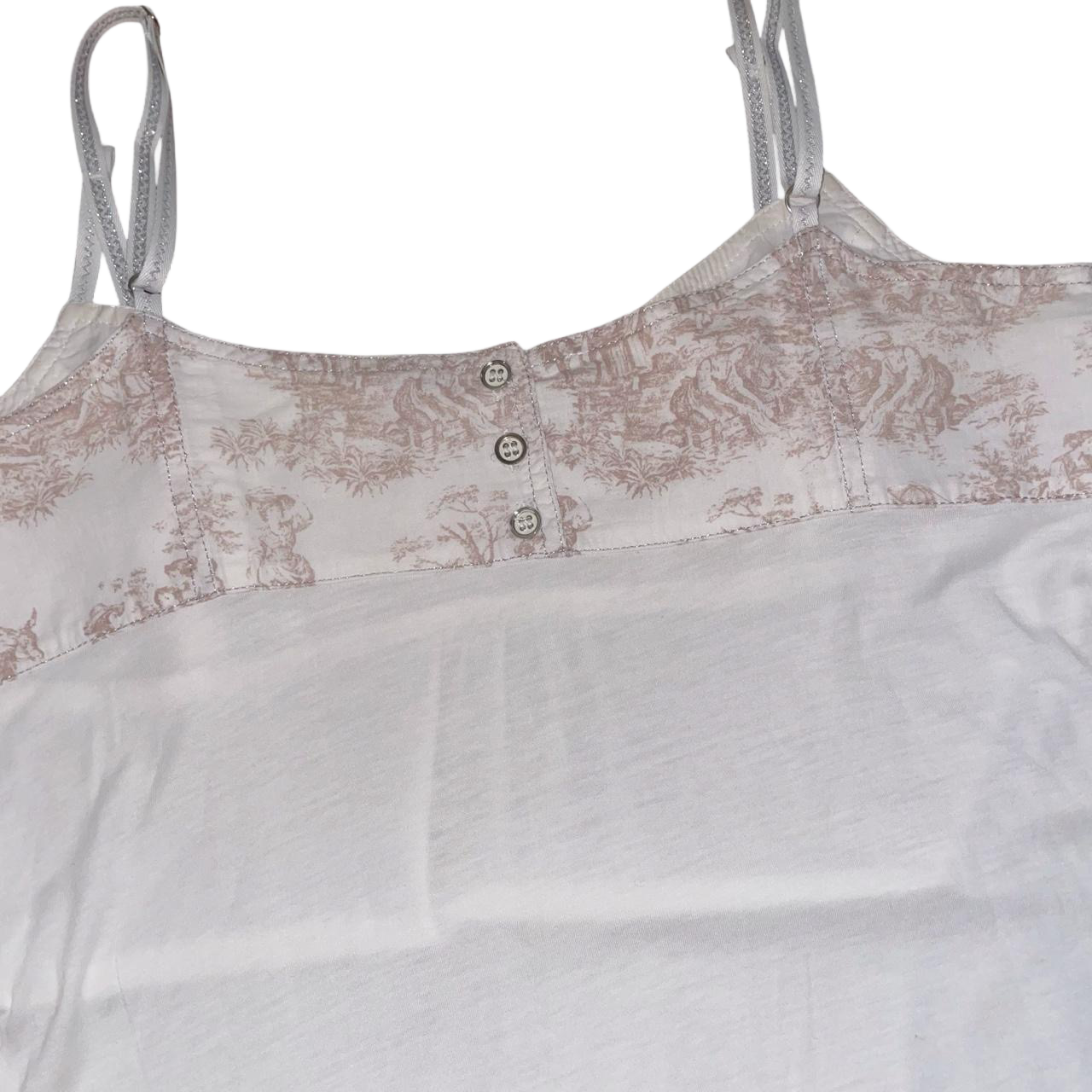 Cop. Copine cream toile print cami | early-2000s