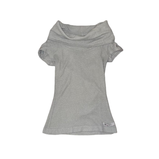 Miss Sixty gray knit cowl neck sweater top