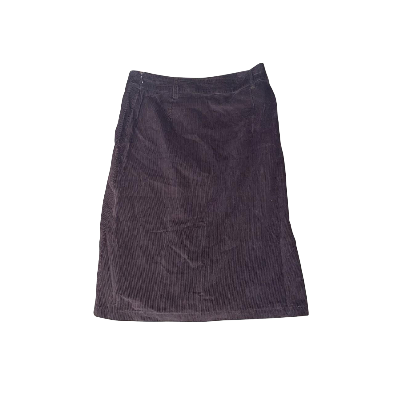Custo Barcelona brown corduroy patchwork midi skirt | fall/winter ‘02