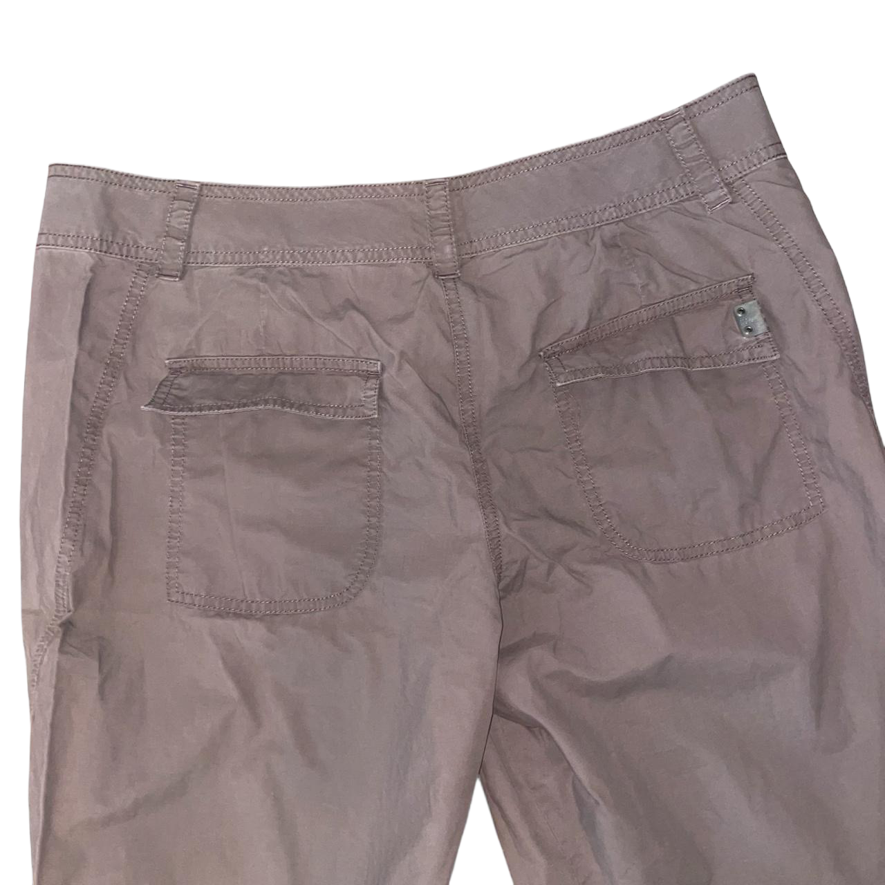 Cop. Copine muted brown oversized gathered capris | mid-2000s