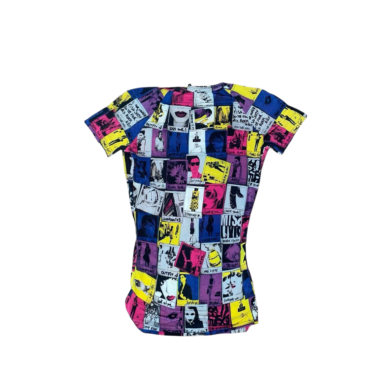 Miss Sixty pop art graphic top | early-2000s