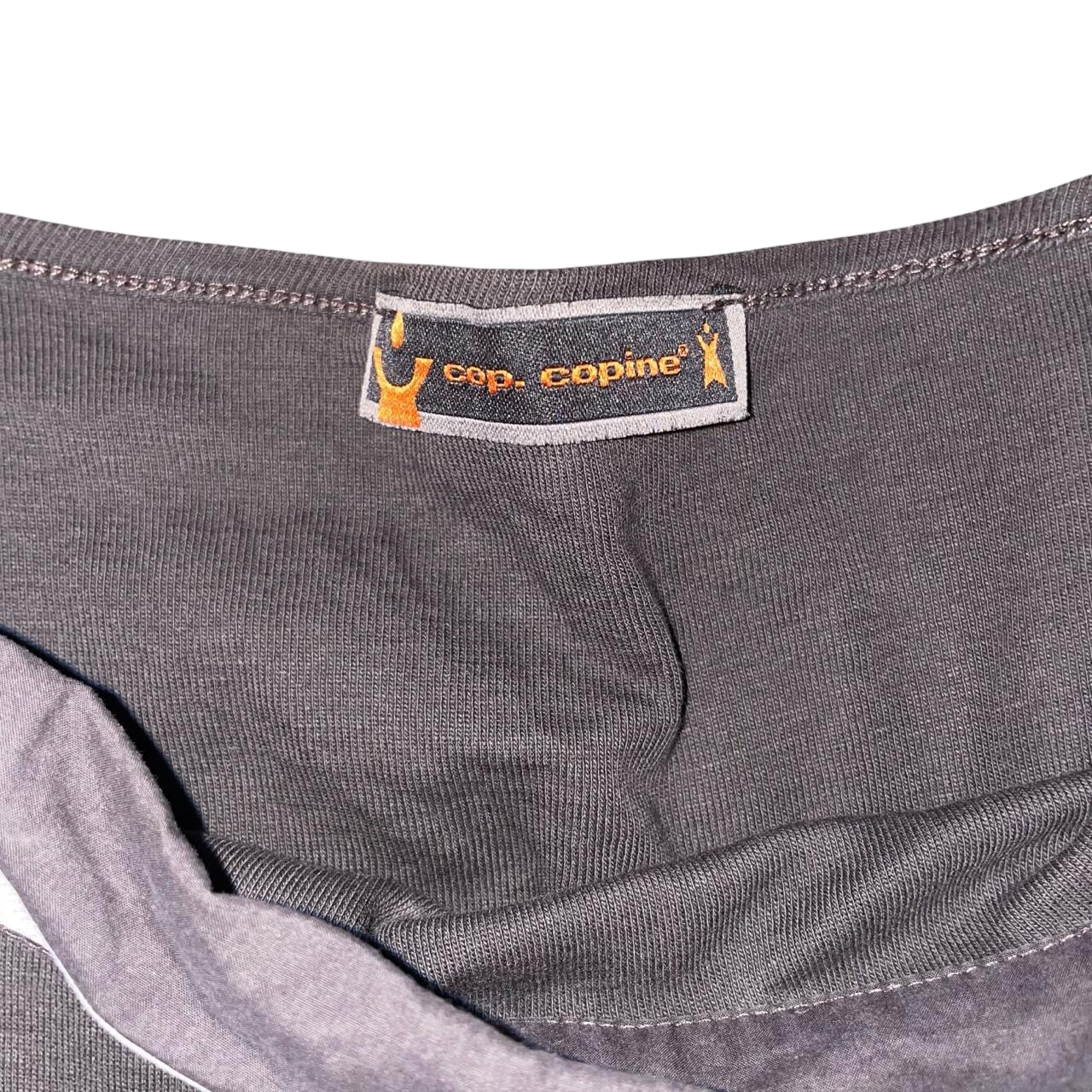 Cop. Copine dark gray graphic long sleeve | early-2000s