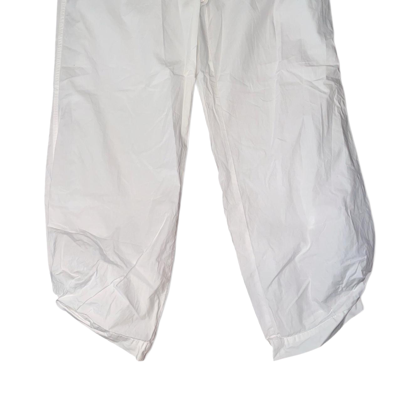 Cop. Copine white oversized gathered capris | mid-2000s