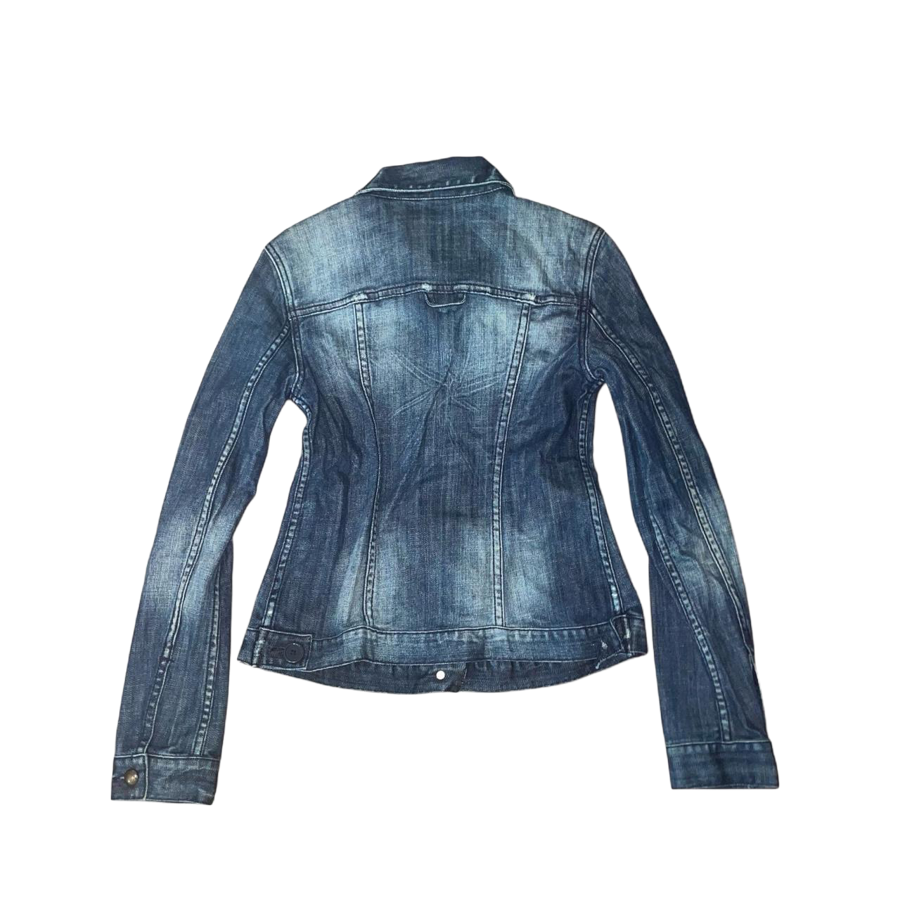Miss Sixty dark wash button up fitted denim jacket | mid-2000s