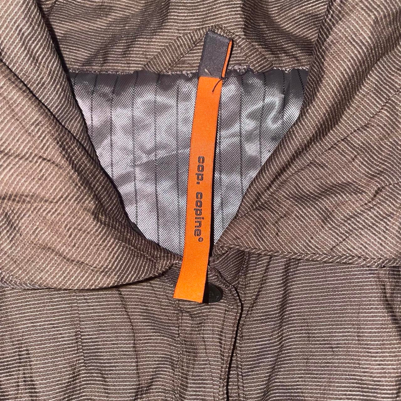 Cop. Copine muted brown puffy button up vest | mid-2000s