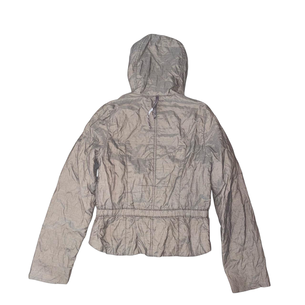 Cop. Copine muted brown puffy hooded jacket | mid-2000s