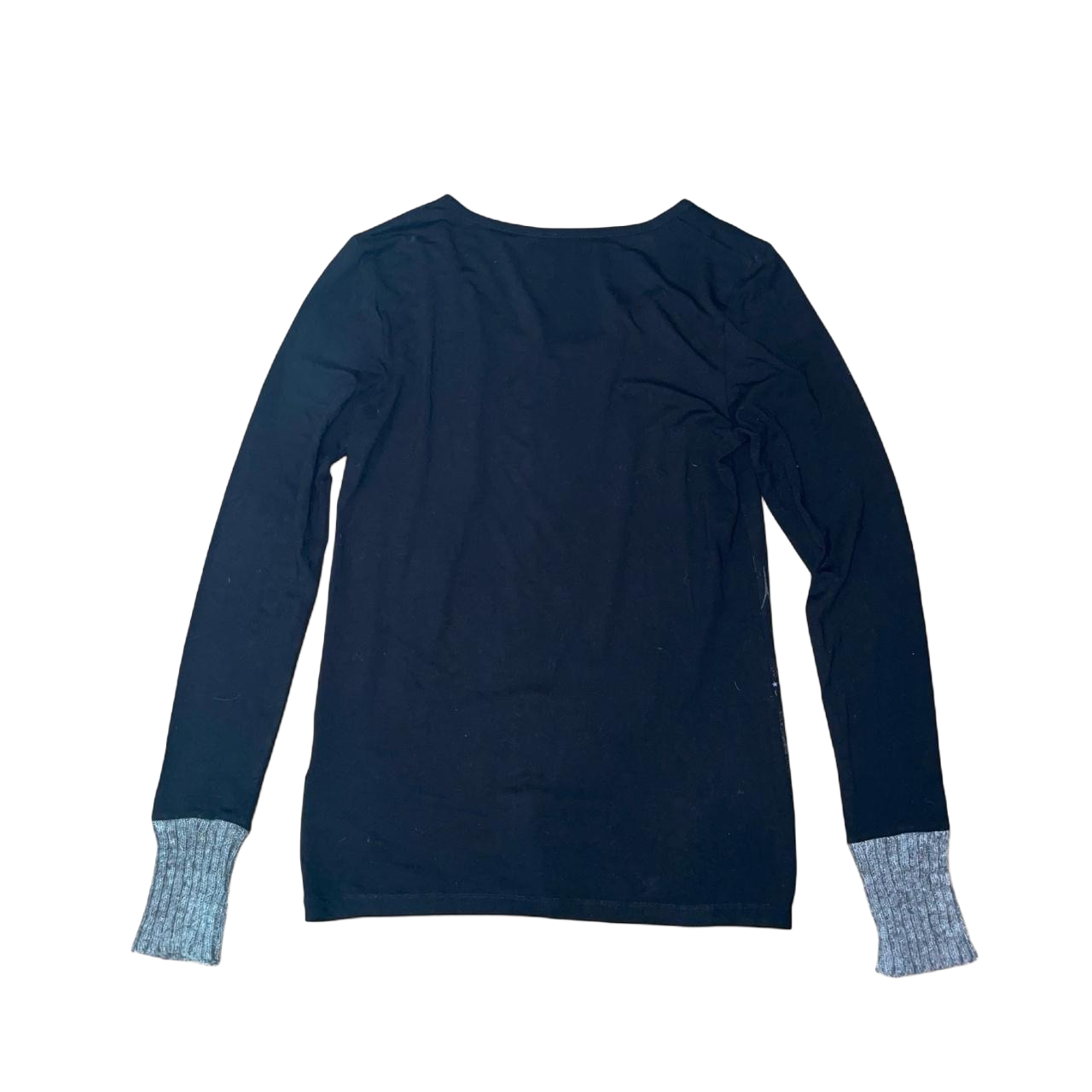 Cop. Copine black graphic long sleeve with thumbhole detail | late-2000s